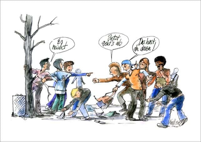 Eskalationsstufen Kinder und Jugendliche Blatt 7