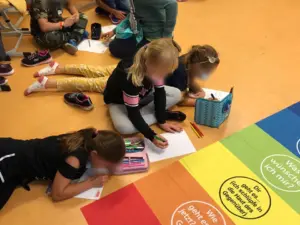 Friedensteppich in der Grundschule