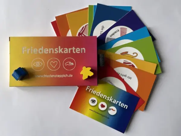 Friedenskarten mit Symbolen Produktbild