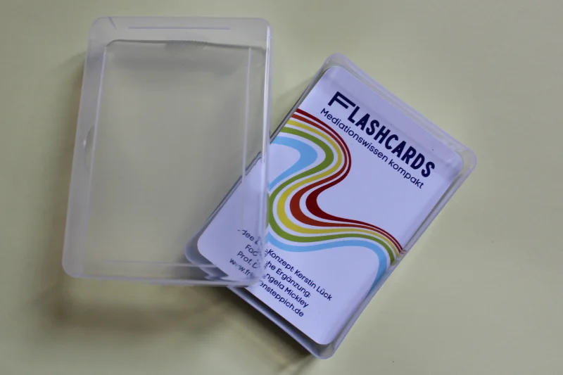 Lernkarten Mediationswissen Schachtel offen
