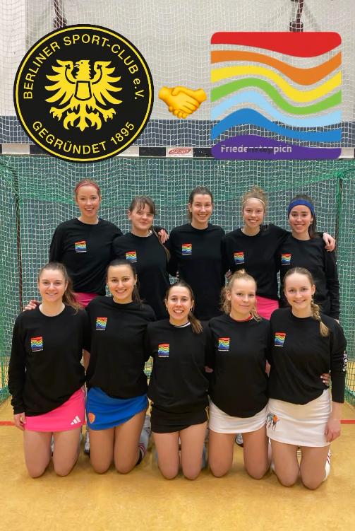 Fredensteppich 1. Hockey-Bundesliga-Frauenteam des Berliner Sportclubs 